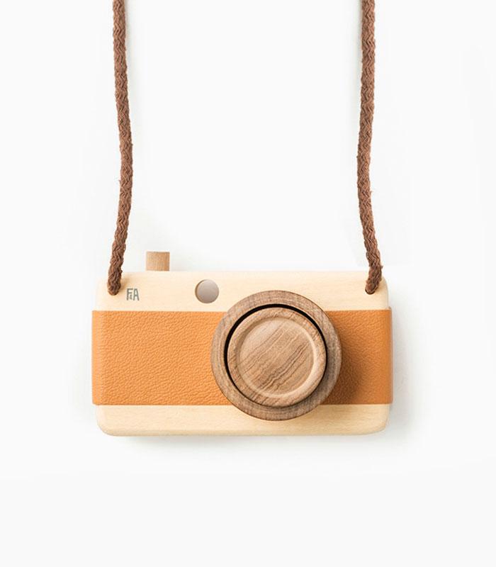 Photo camera wooden model - Le dénicheur du web