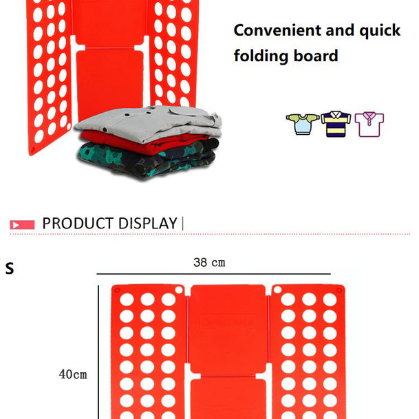 Quick fold for garment