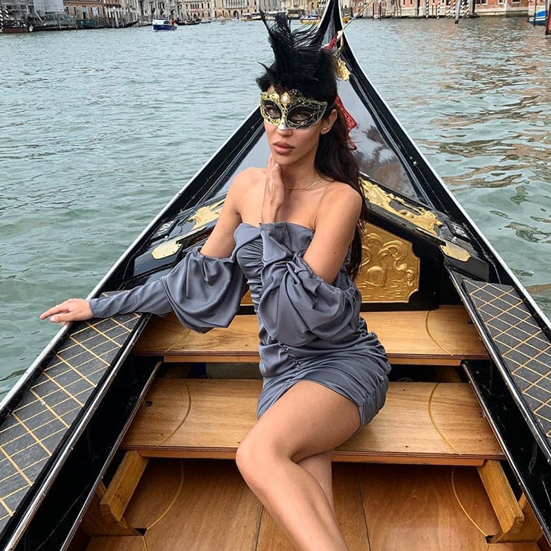 Sexy &amp; elegant long sleeve dress